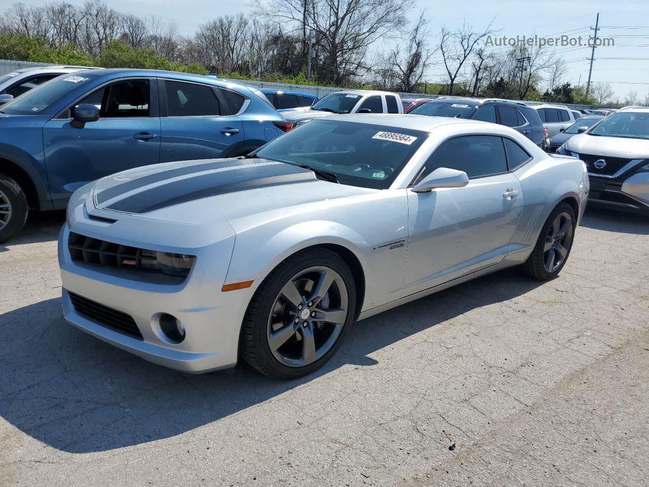 2010 Chevrolet Camaro Ss Silver vin: 2G1FK1EJ9A9130872