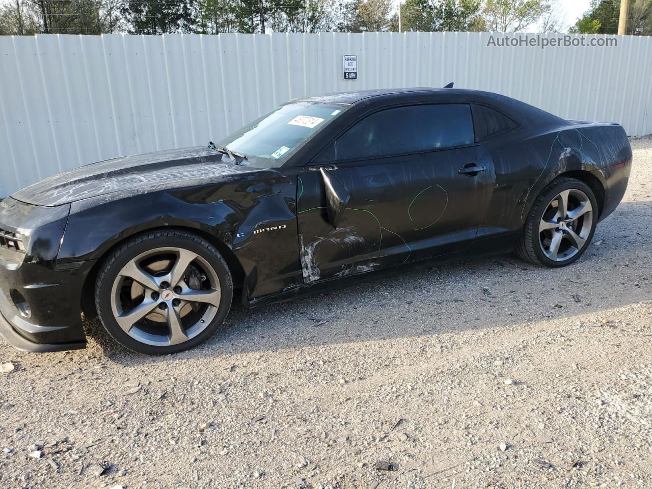 2010 Chevrolet Camaro Ss Black vin: 2G1FK1EJ9A9186133