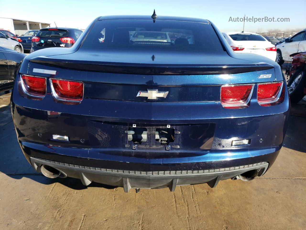 2010 Chevrolet Camaro Ss Blue vin: 2G1FK1EJ9A9195964