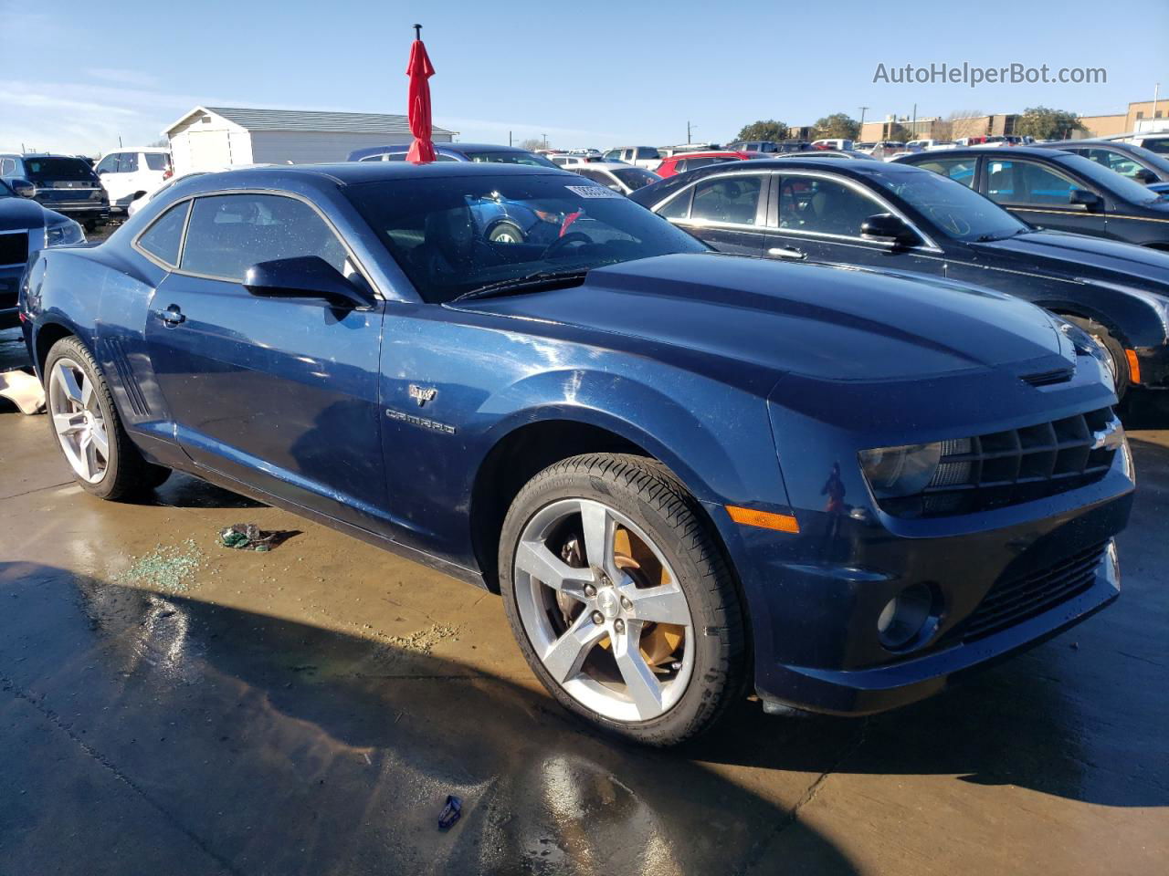 2010 Chevrolet Camaro Ss Blue vin: 2G1FK1EJ9A9195964