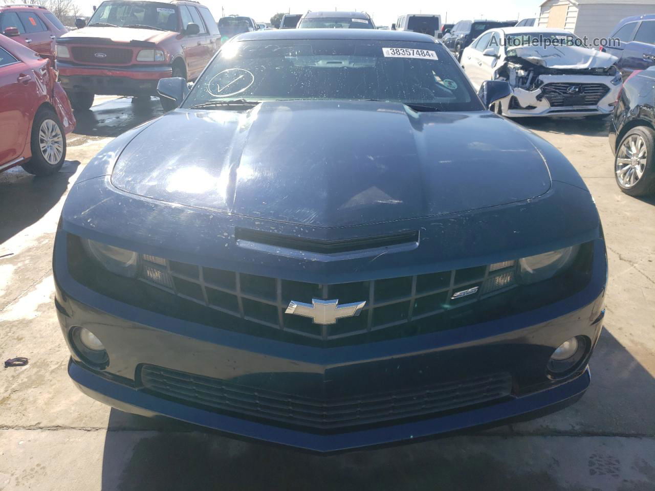 2010 Chevrolet Camaro Ss Blue vin: 2G1FK1EJ9A9195964