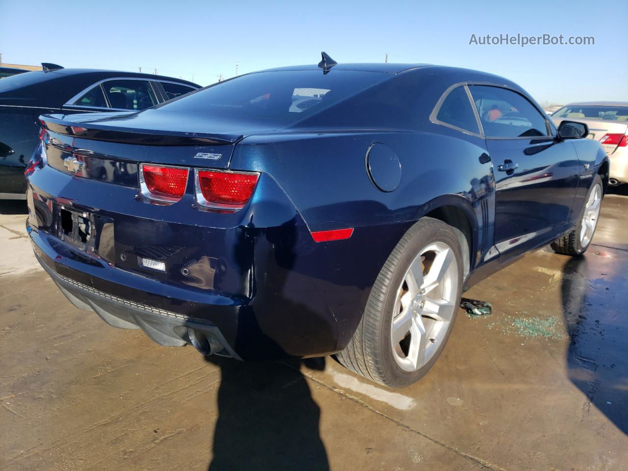 2010 Chevrolet Camaro Ss Blue vin: 2G1FK1EJ9A9195964