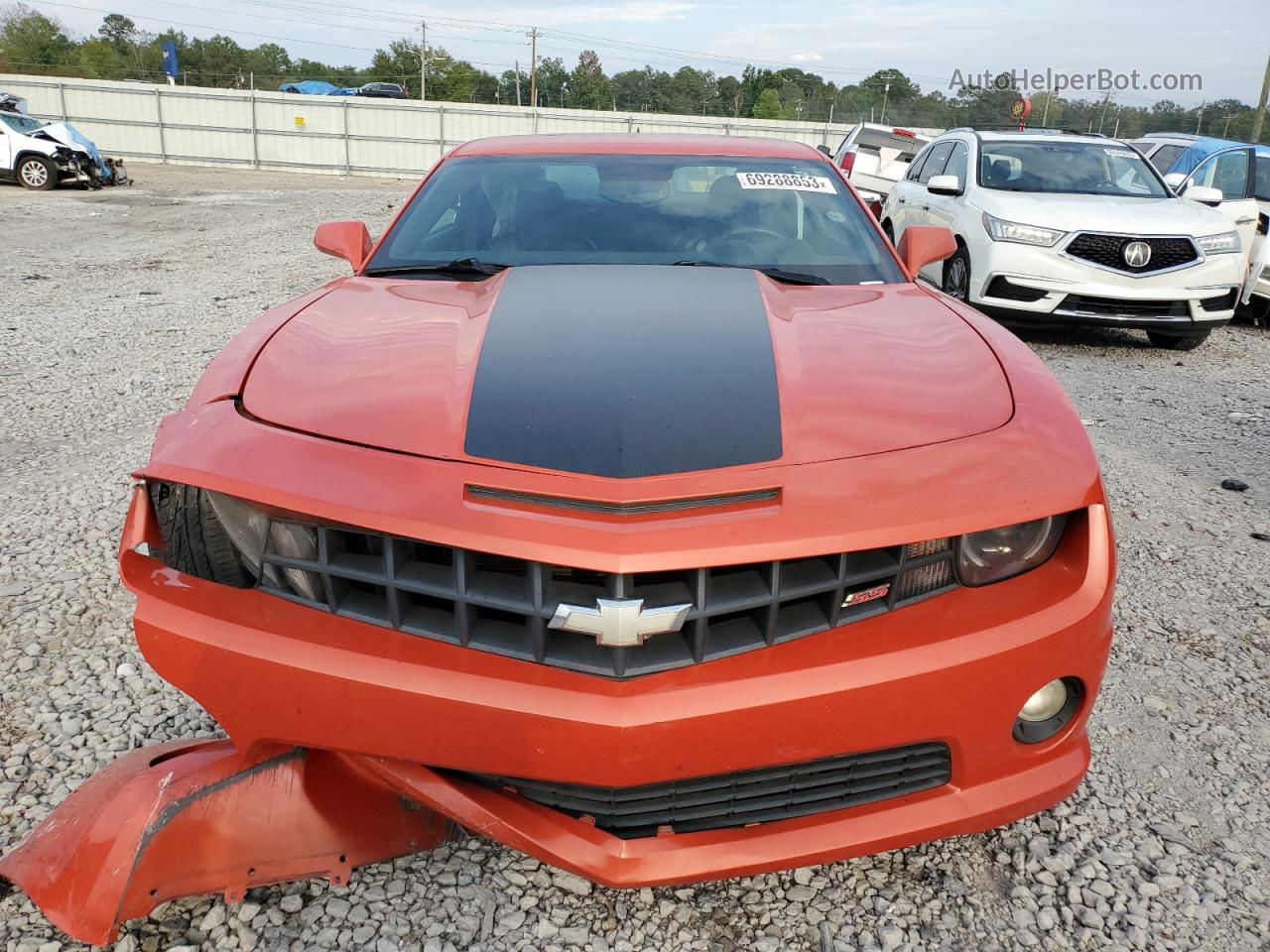 2010 Chevrolet Camaro Ss Orange vin: 2G1FK1EJXA9131027