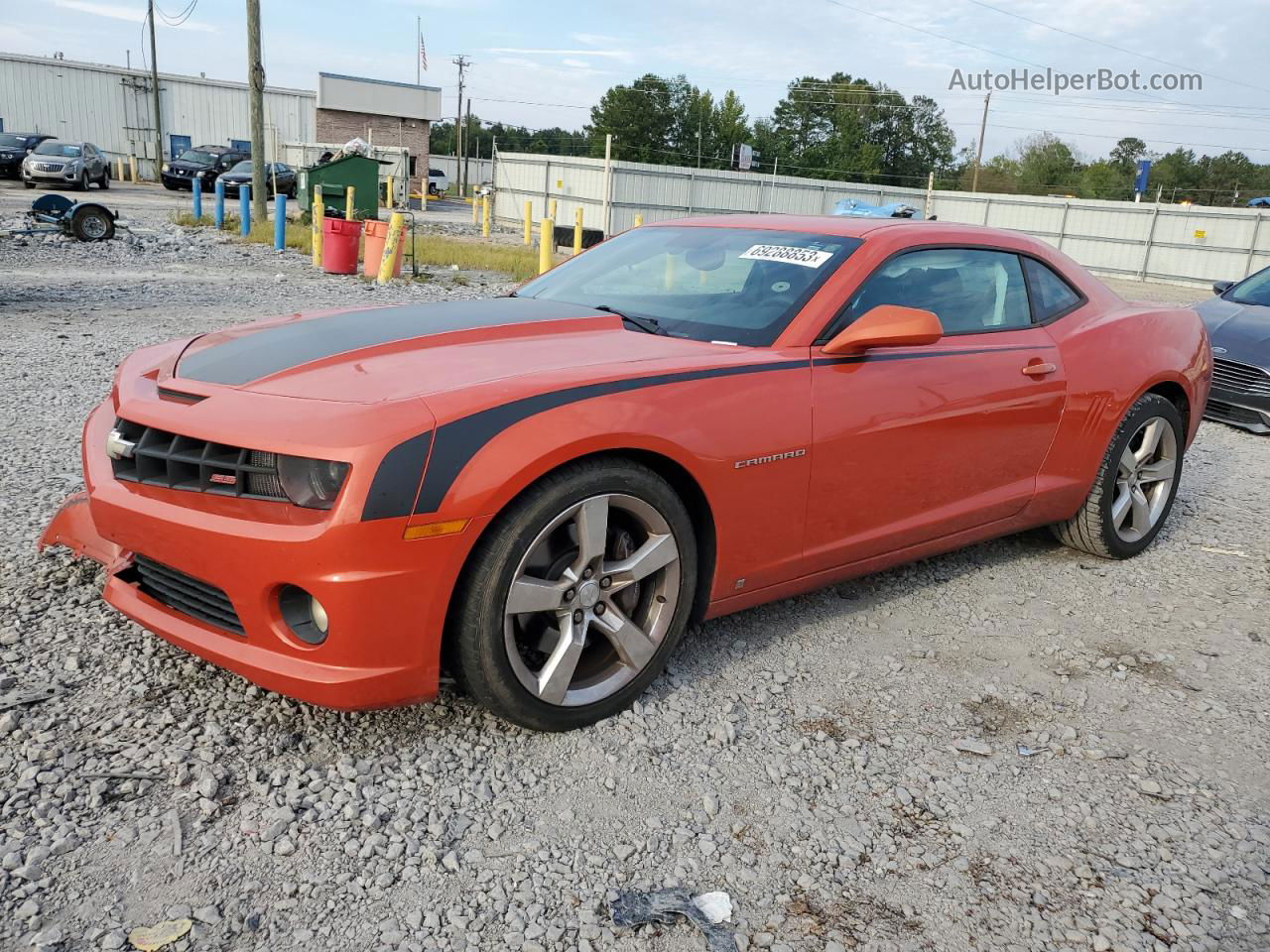 2010 Chevrolet Camaro Ss Orange vin: 2G1FK1EJXA9131027