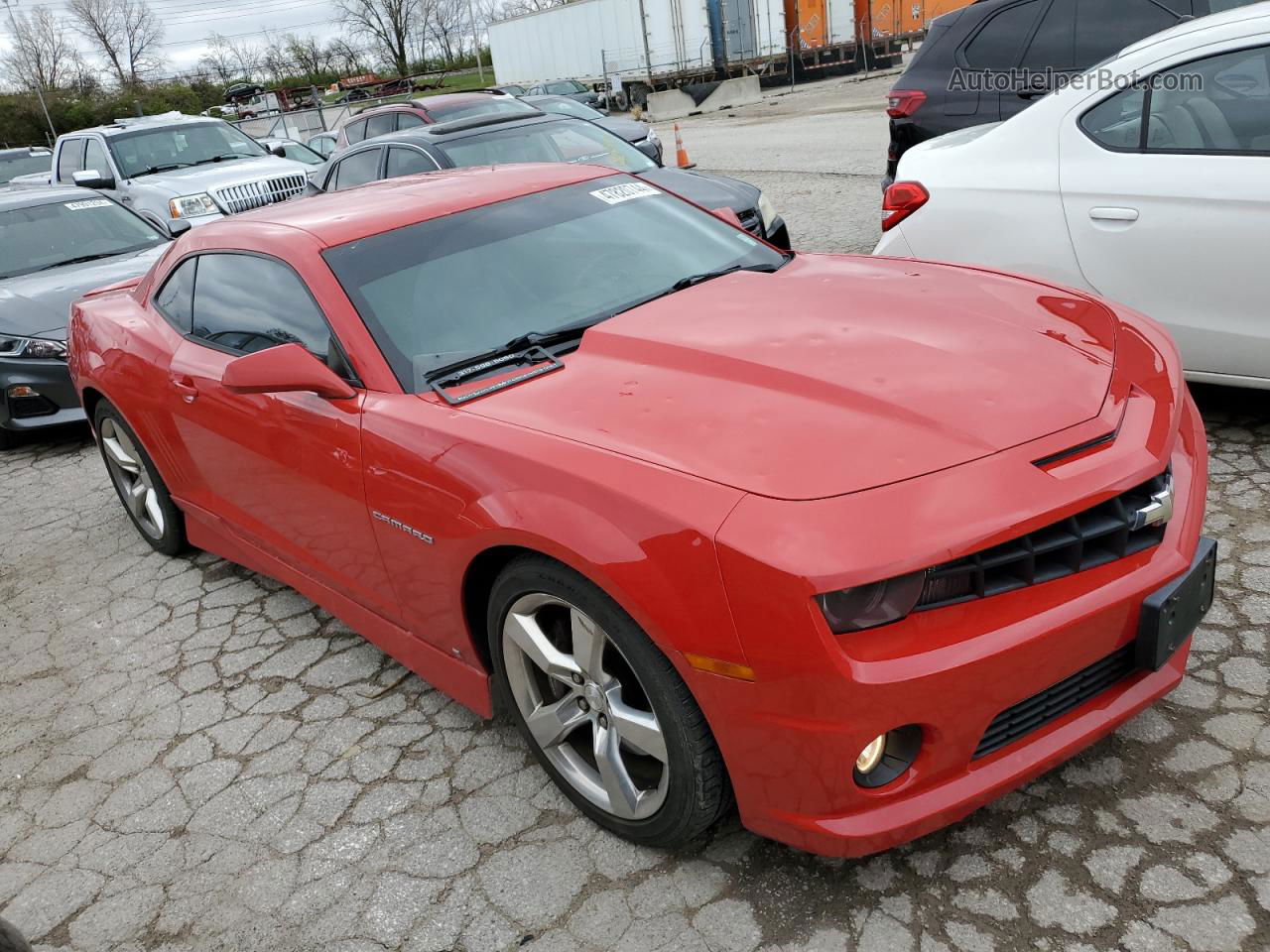 2010 Chevrolet Camaro Ss Red vin: 2G1FK1EJXA9148572