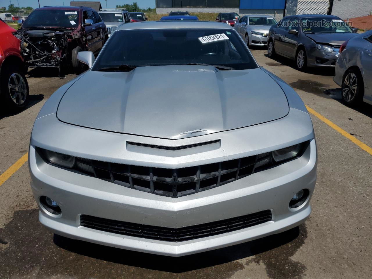 2010 Chevrolet Camaro Ss Silver vin: 2G1FK1EJXA9166554