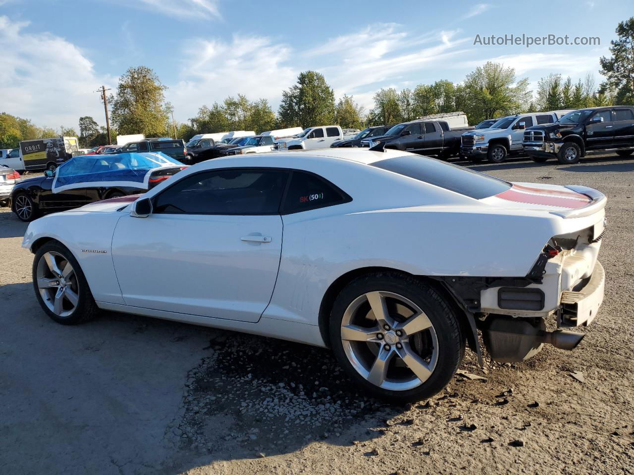 2010 Chevrolet Camaro Ss White vin: 2G1FK1EJXA9207877