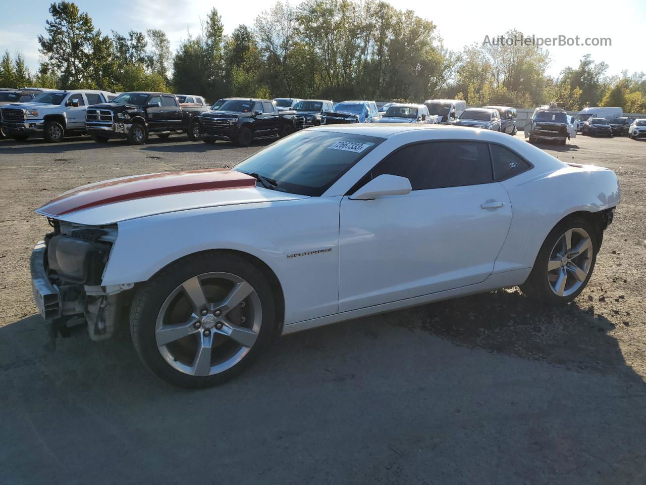 2010 Chevrolet Camaro Ss White vin: 2G1FK1EJXA9207877