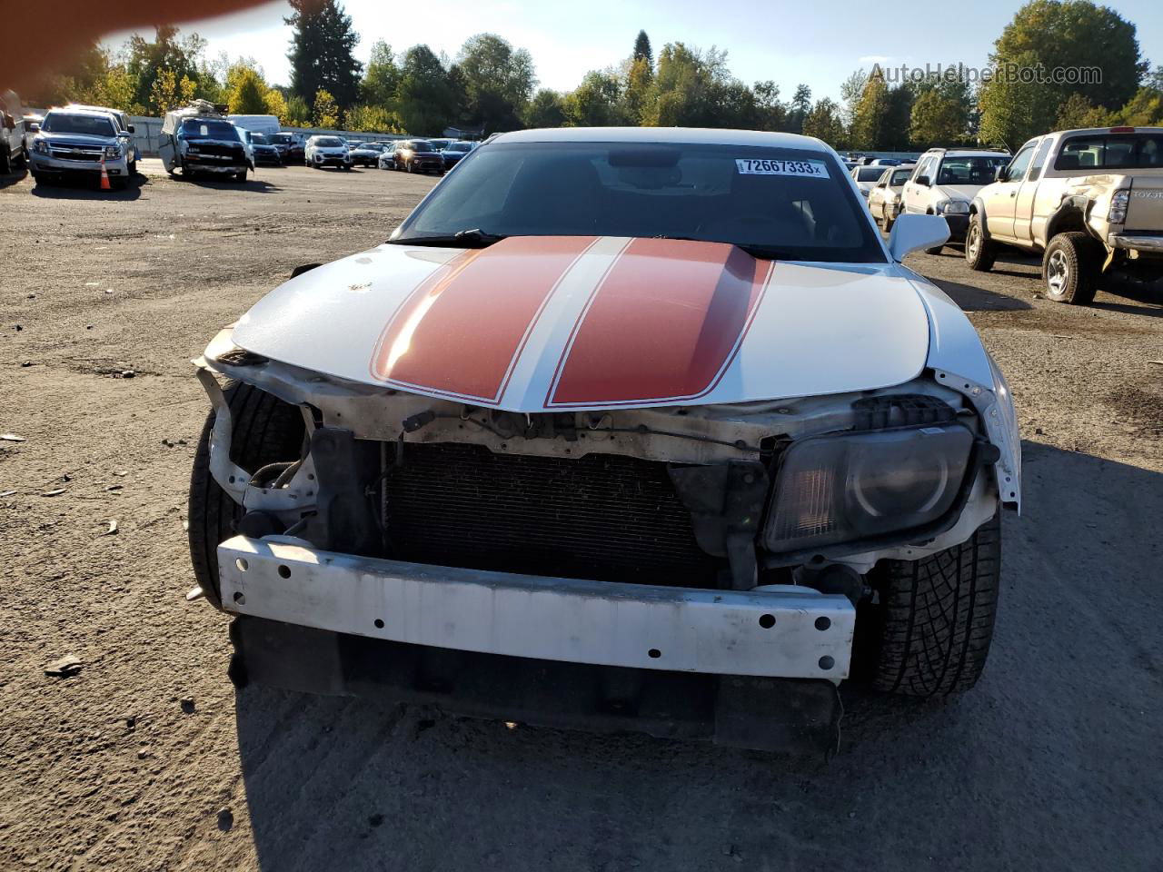 2010 Chevrolet Camaro Ss White vin: 2G1FK1EJXA9207877