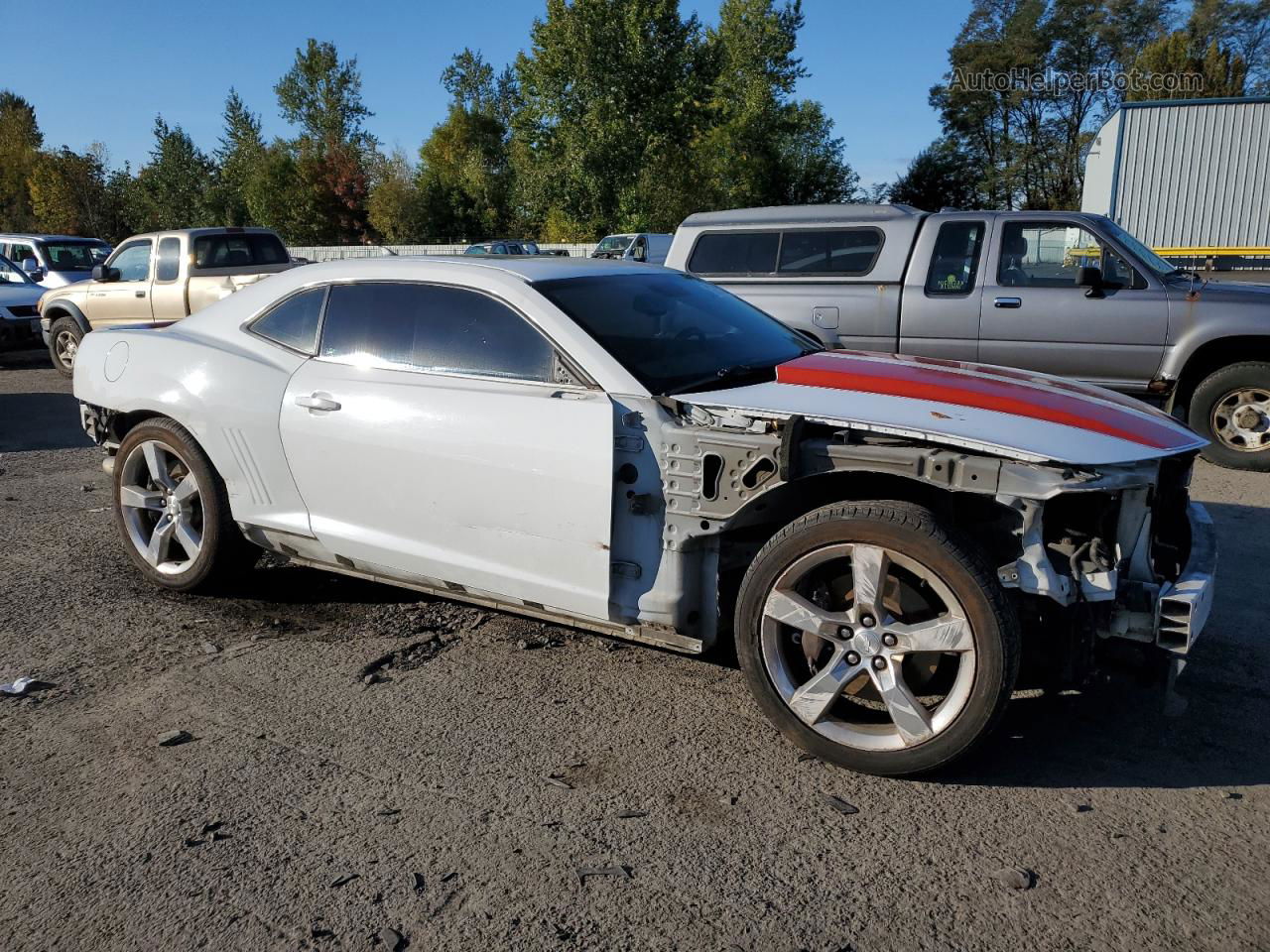 2010 Chevrolet Camaro Ss White vin: 2G1FK1EJXA9207877