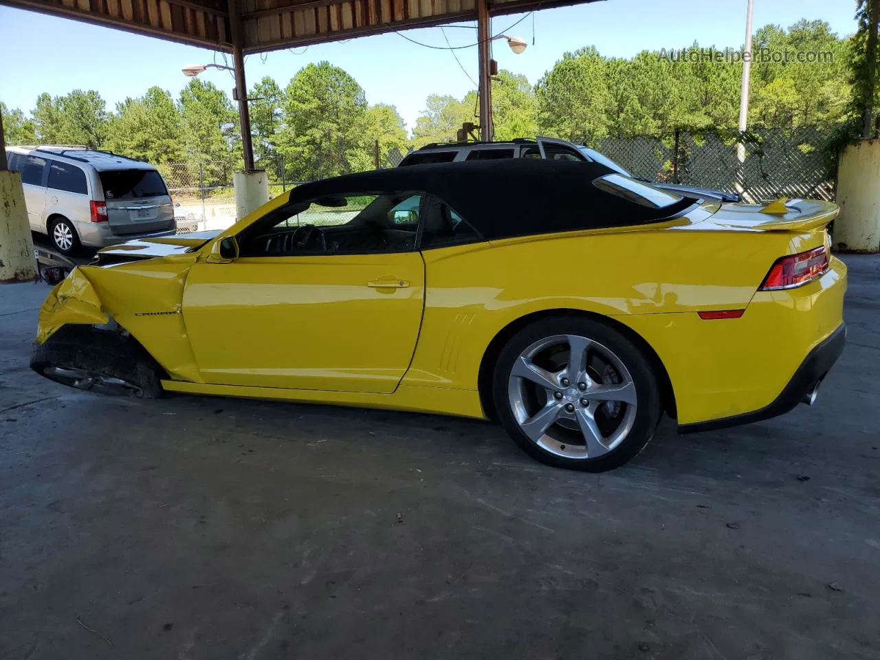 2014 Chevrolet Camaro 2ss Yellow vin: 2G1FK3DJ2E9249513