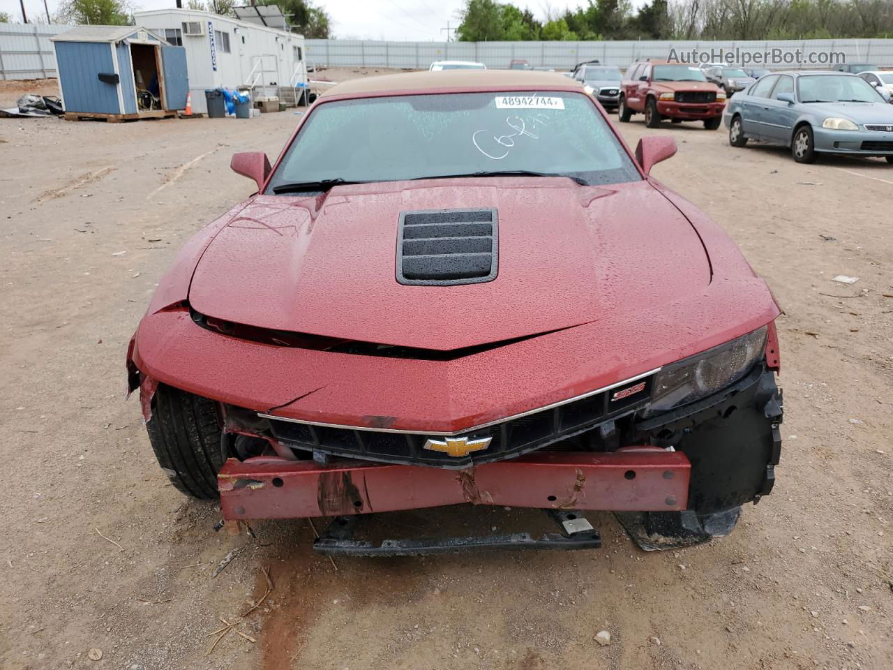 2014 Chevrolet Camaro 2ss Red vin: 2G1FK3DJ7E9182651