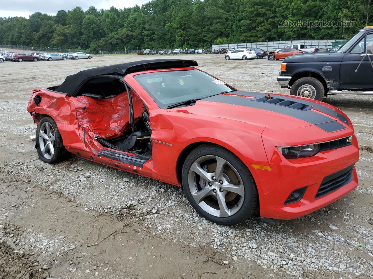 2014 Chevrolet Camaro 2ss Red vin: 2G1FK3DJ9E9178763