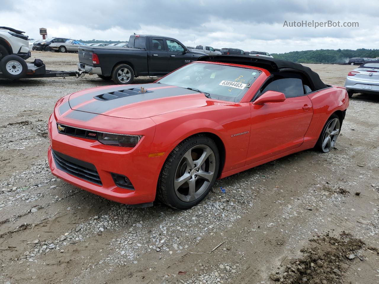 2014 Chevrolet Camaro 2ss Red vin: 2G1FK3DJ9E9178763