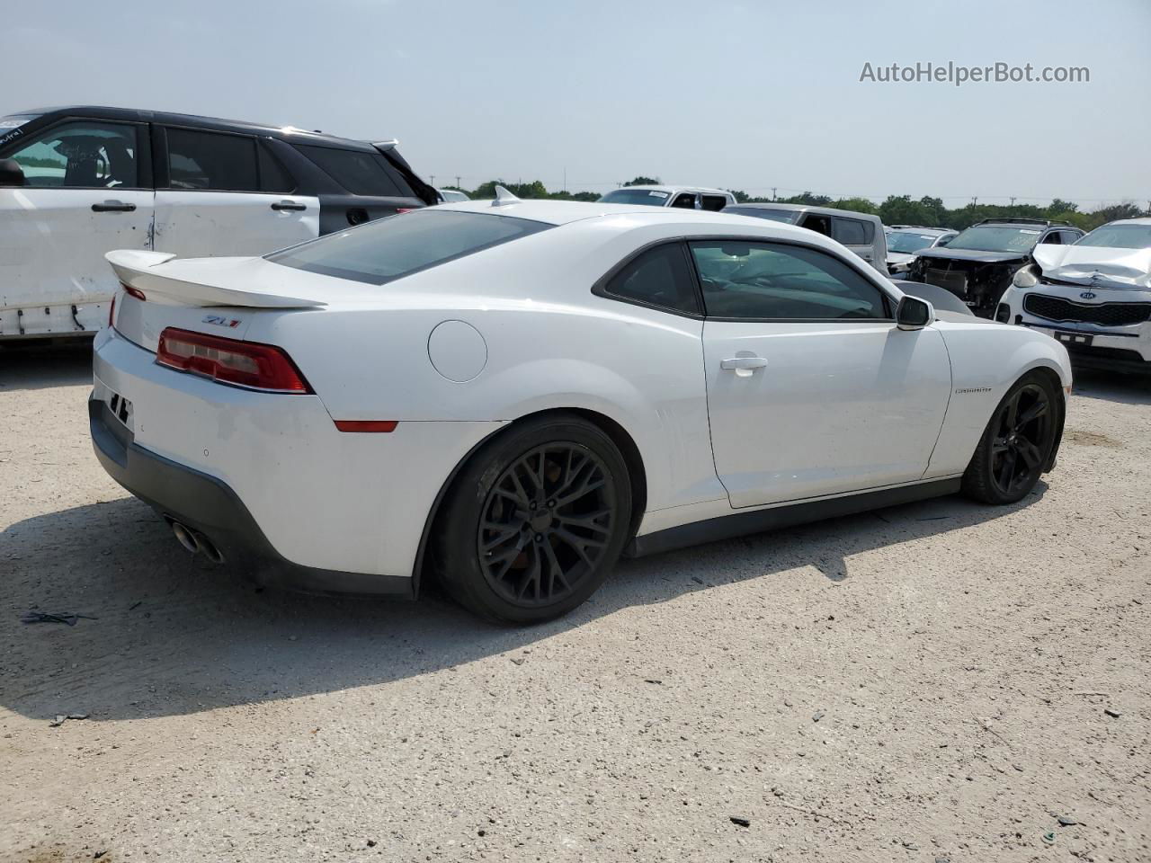 2014 Chevrolet Camaro Zl1 White vin: 2G1FL1EP0E9800364