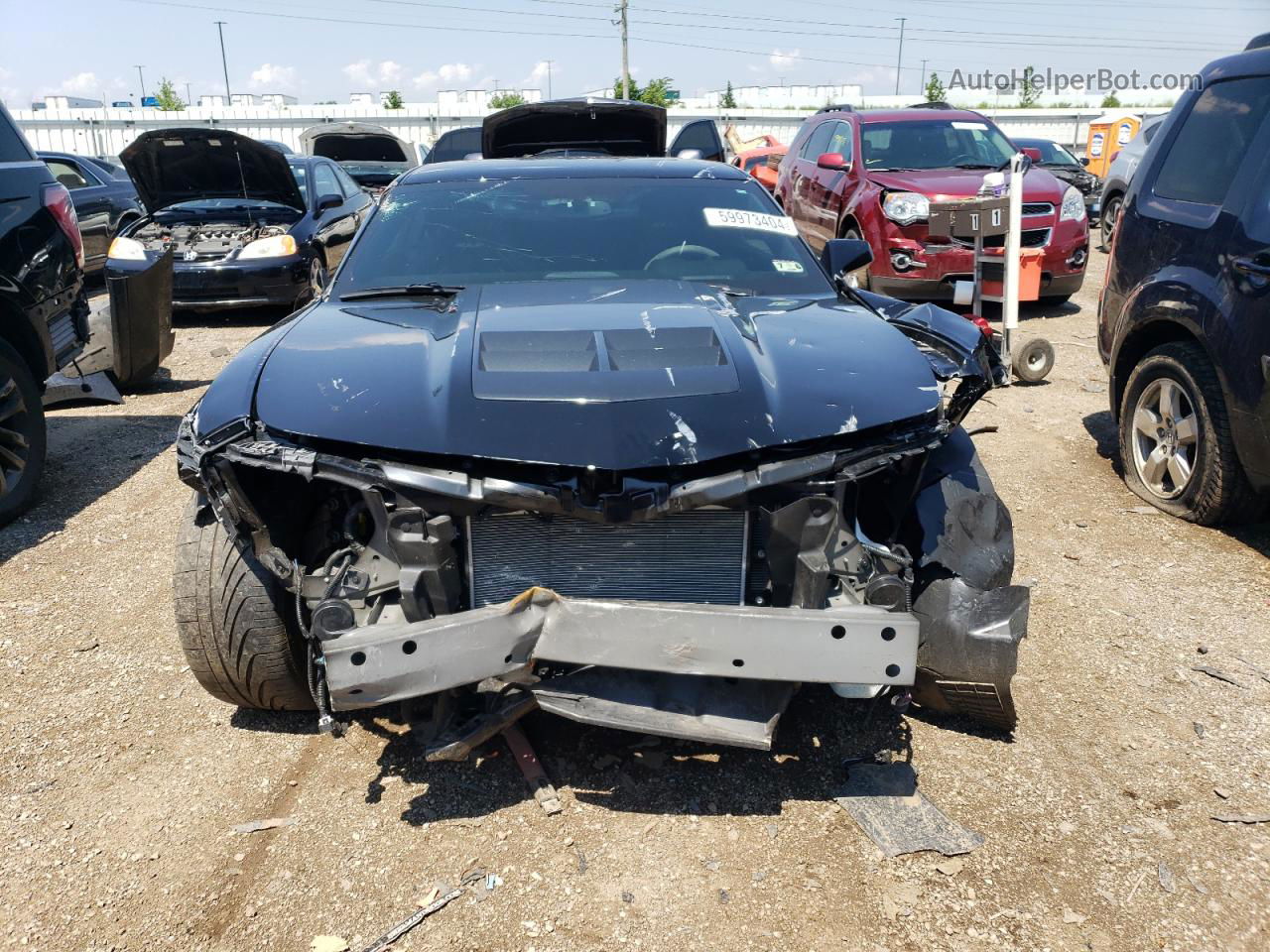 2015 Chevrolet Camaro Zl1 Black vin: 2G1FL1EP0F9800043