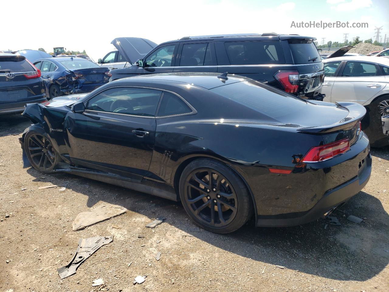 2015 Chevrolet Camaro Zl1 Black vin: 2G1FL1EP0F9800043