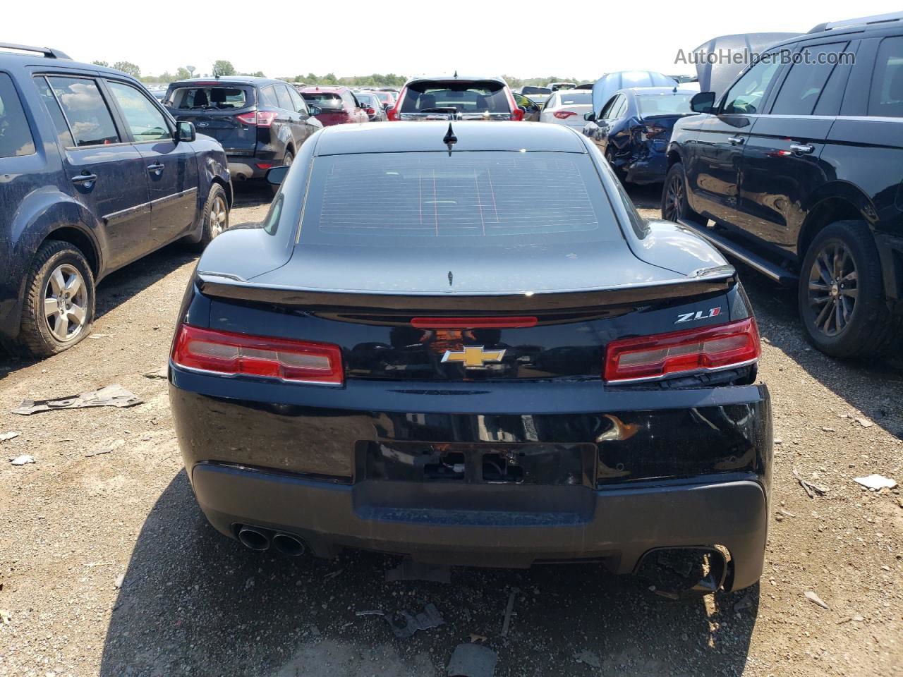 2015 Chevrolet Camaro Zl1 Black vin: 2G1FL1EP0F9800043