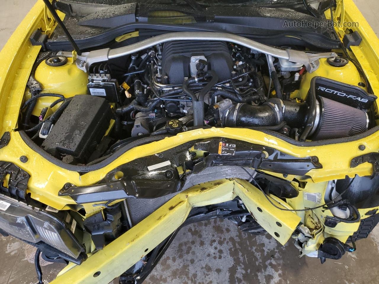 2014 Chevrolet Camaro Zl1 Желтый vin: 2G1FL1EP3E9800701
