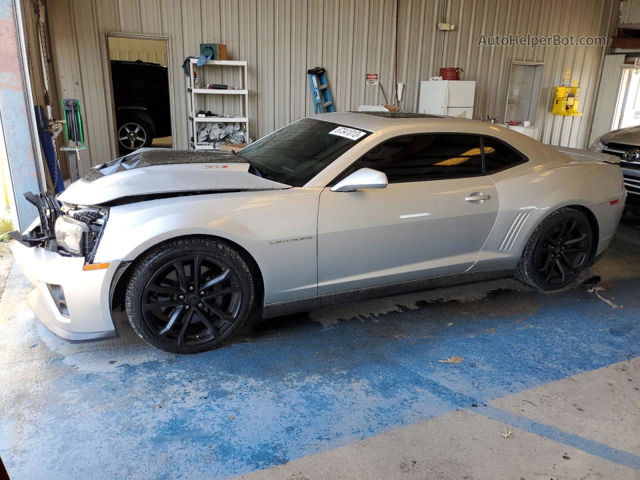 2014 Chevrolet Camaro Zl1 Silver vin: 2G1FL1EP6E9802295