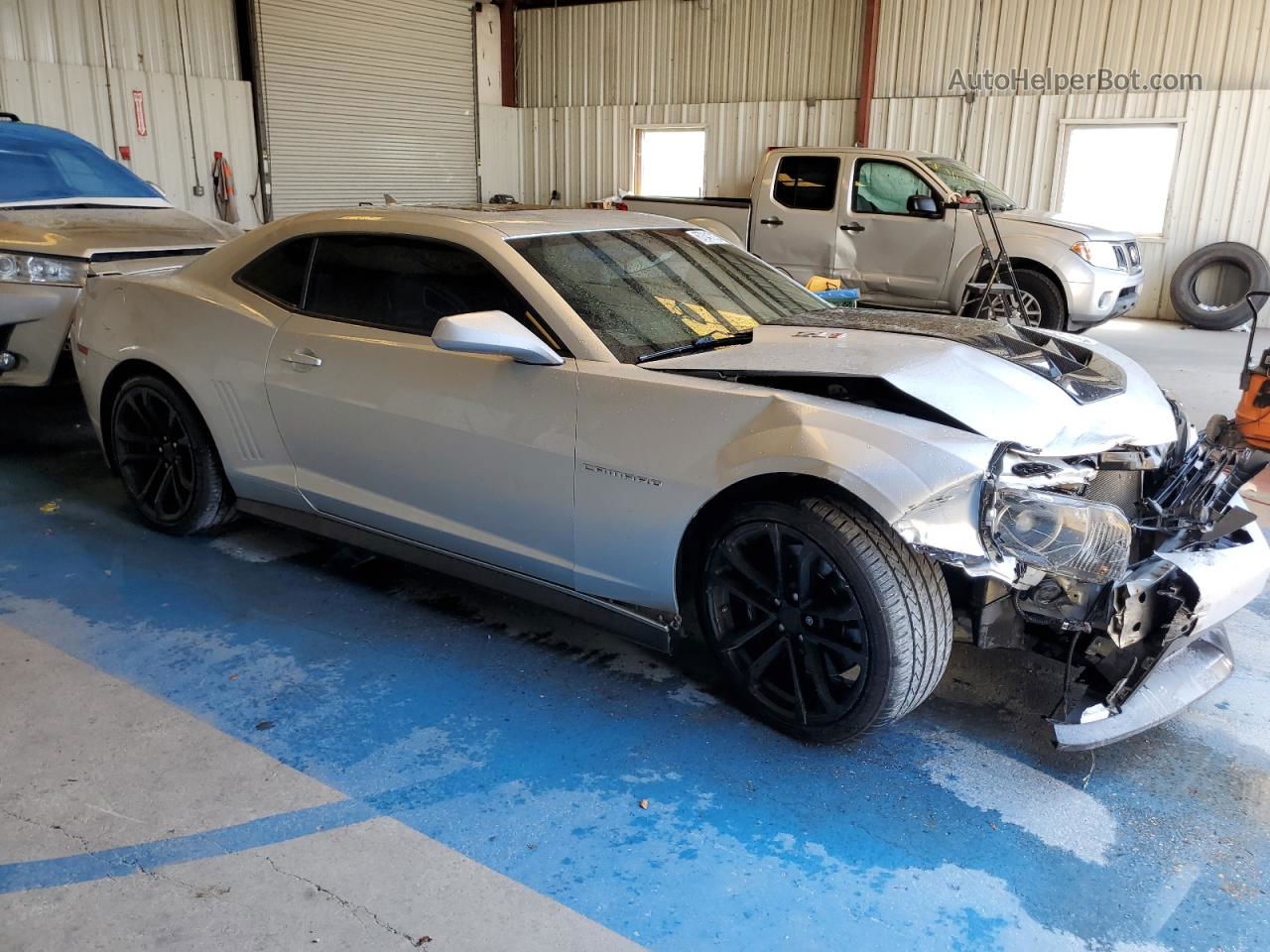 2014 Chevrolet Camaro Zl1 Silver vin: 2G1FL1EP6E9802295