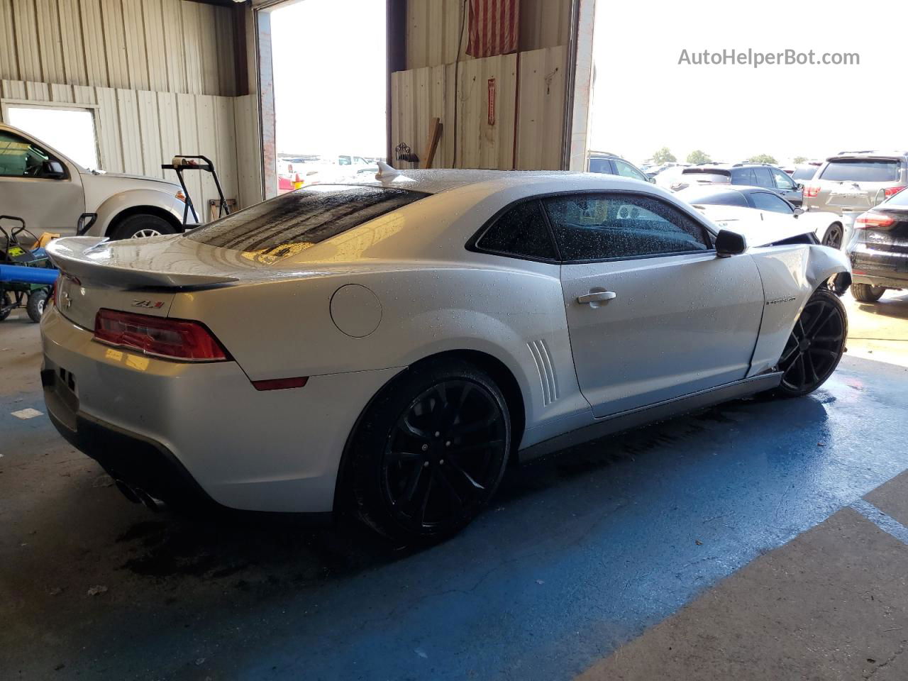 2014 Chevrolet Camaro Zl1 Silver vin: 2G1FL1EP6E9802295