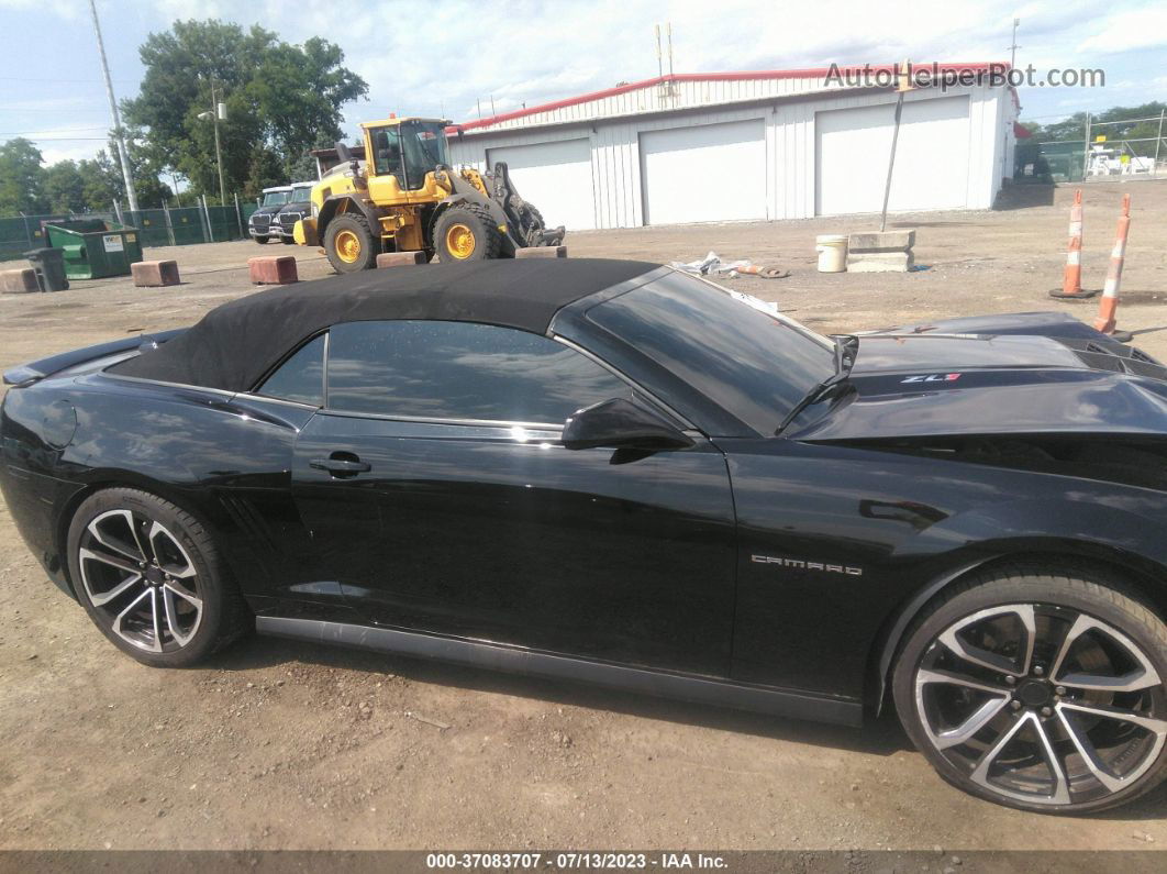 2014 Chevrolet Camaro Zl1 Black vin: 2G1FL3DP0E9800989