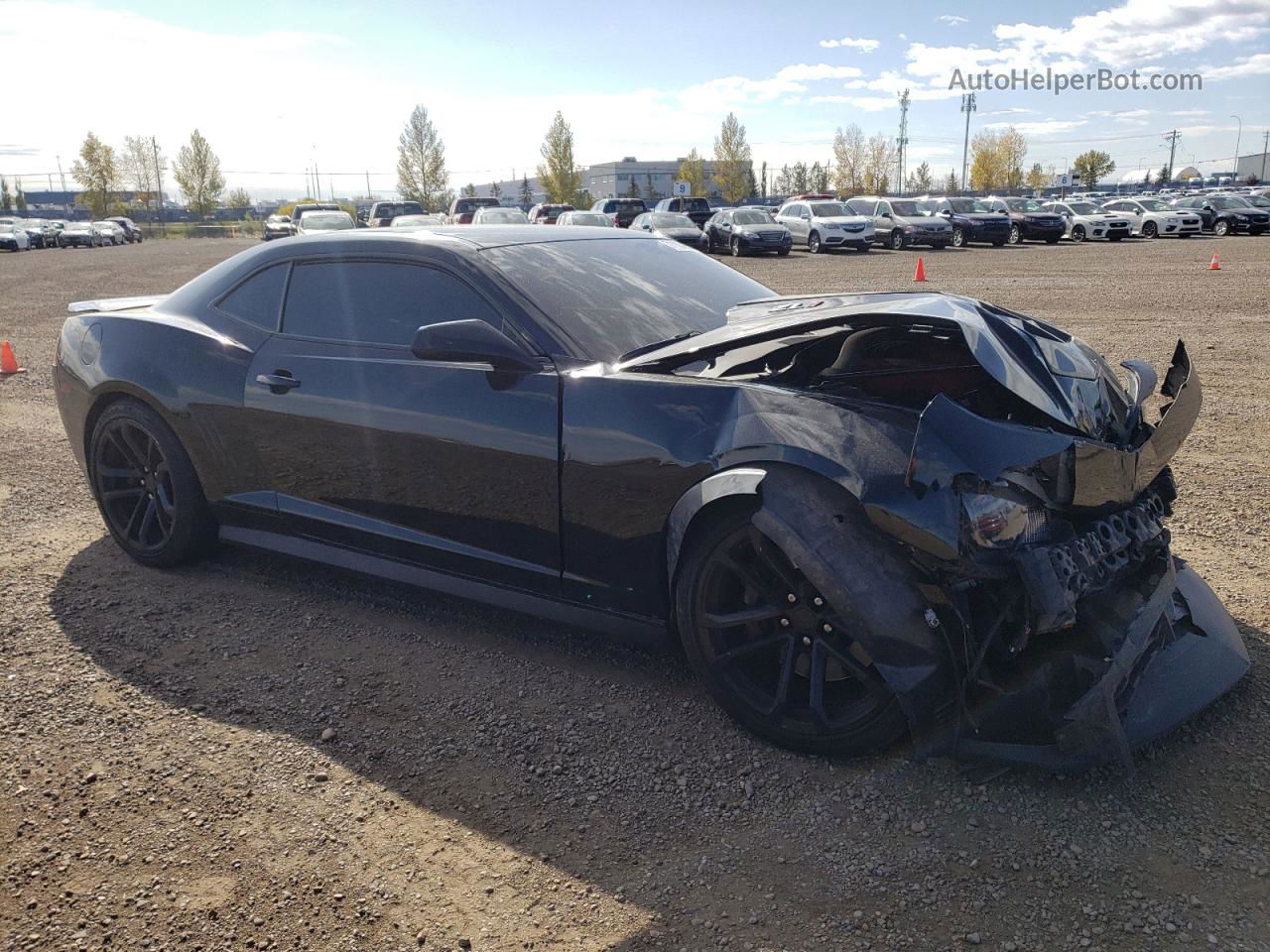 2015 Chevrolet Camaro Zl1 Black vin: 2G1FM1EP7F9800991