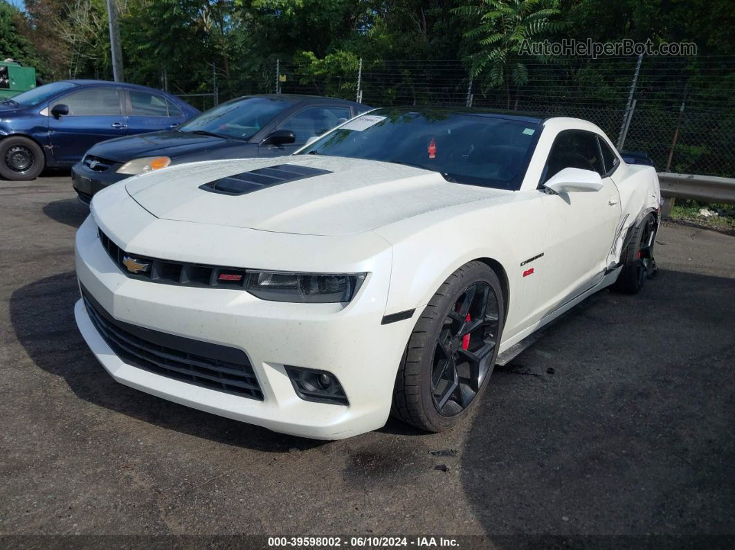 2014 Chevrolet Camaro 1ss White vin: 2G1FS1EW1E9206408