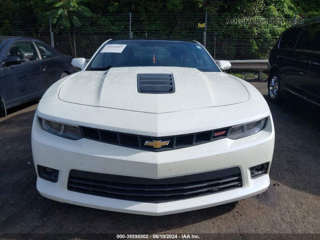 2014 Chevrolet Camaro 1ss White vin: 2G1FS1EW1E9206408