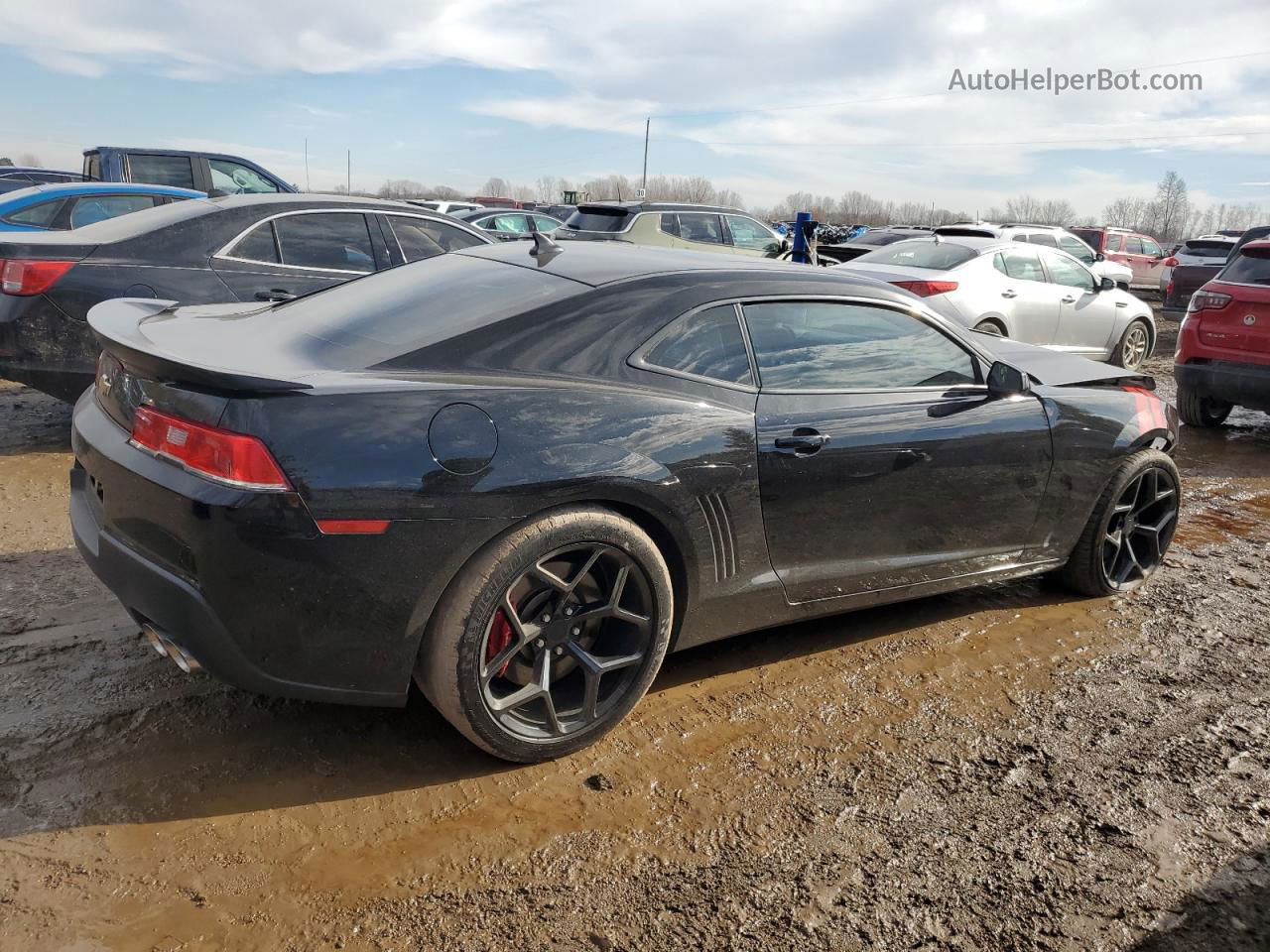 2014 Chevrolet Camaro Ss Black vin: 2G1FS1EW3E9299545