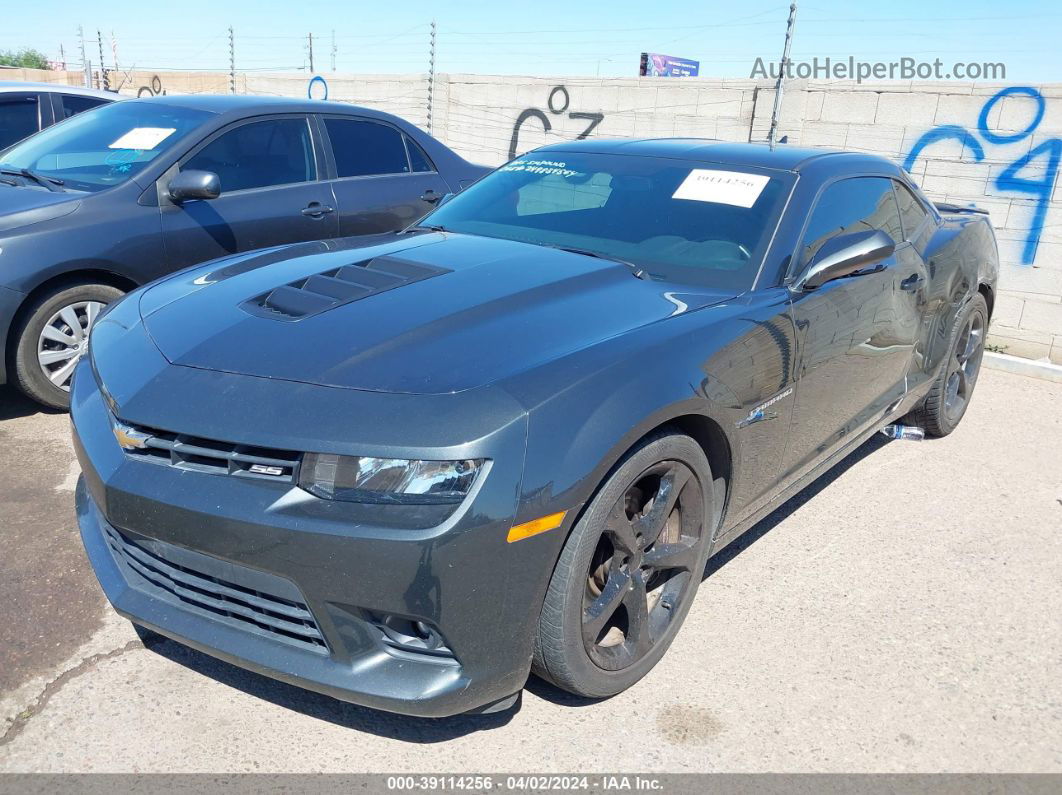 2014 Chevrolet Camaro 1ss Gray vin: 2G1FS1EW6E9223205