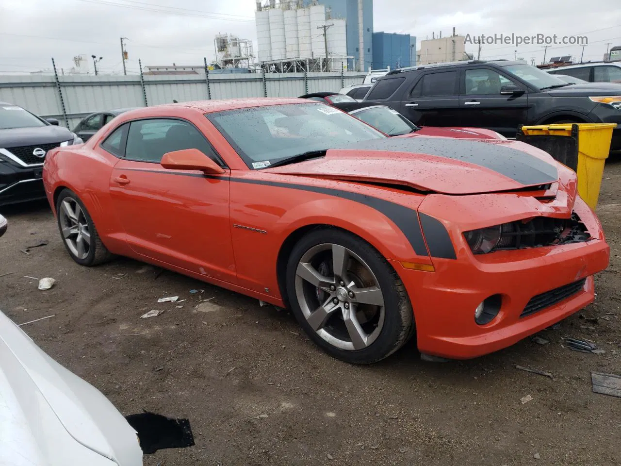 2010 Chevrolet Camaro Ss Orange vin: 2G1FS1EW7A9113127