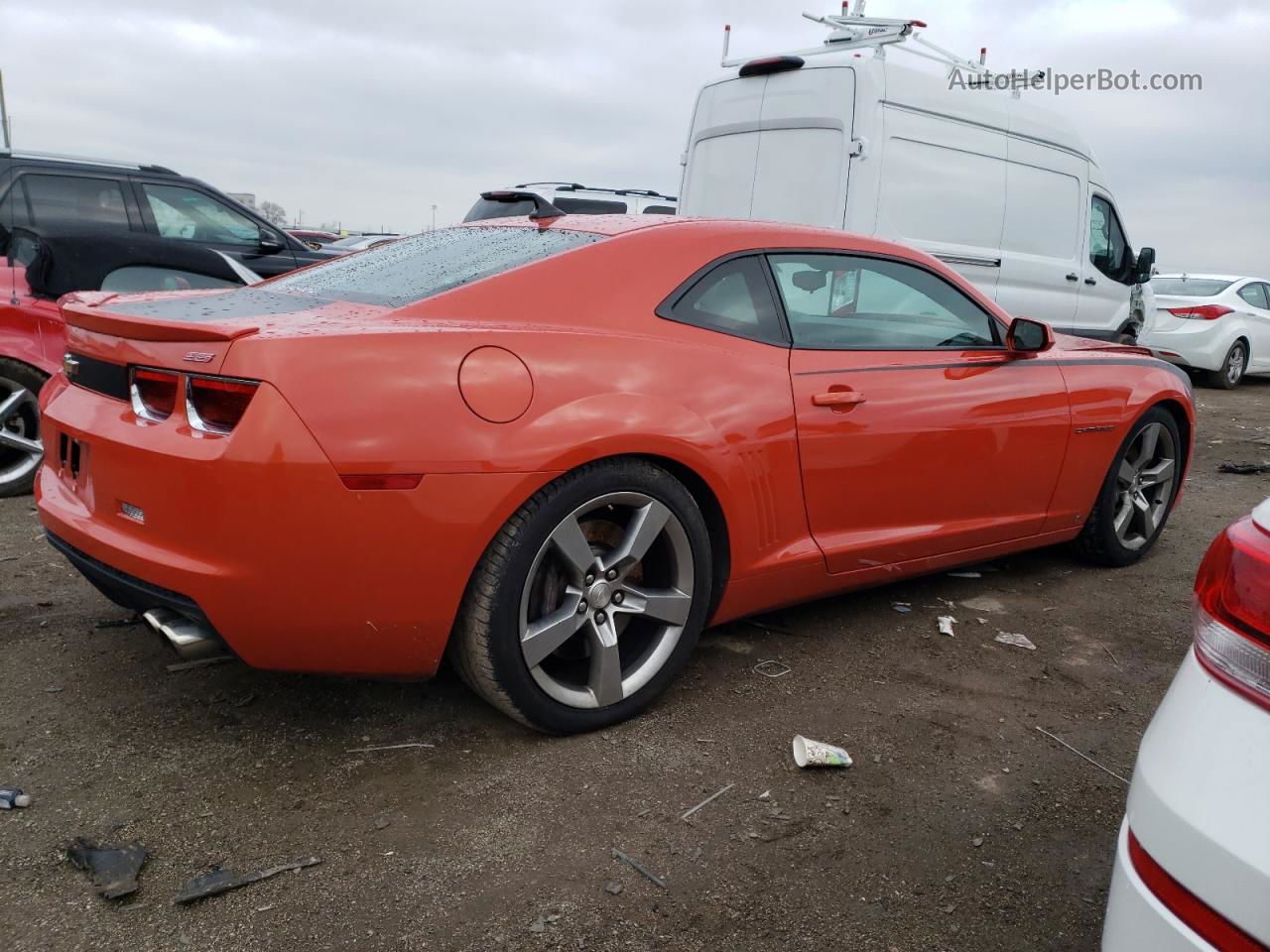 2010 Chevrolet Camaro Ss Orange vin: 2G1FS1EW7A9113127