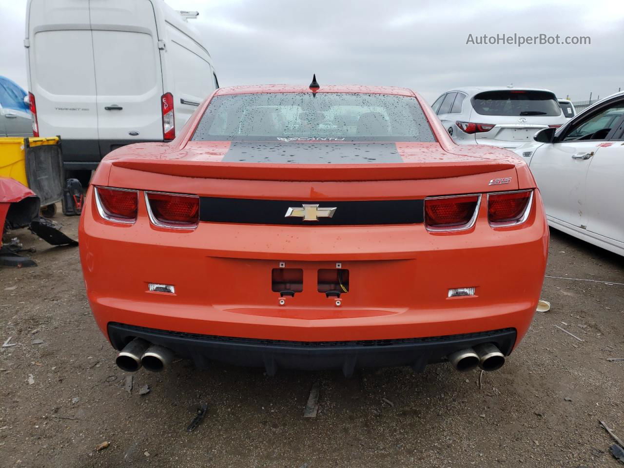 2010 Chevrolet Camaro Ss Orange vin: 2G1FS1EW7A9113127