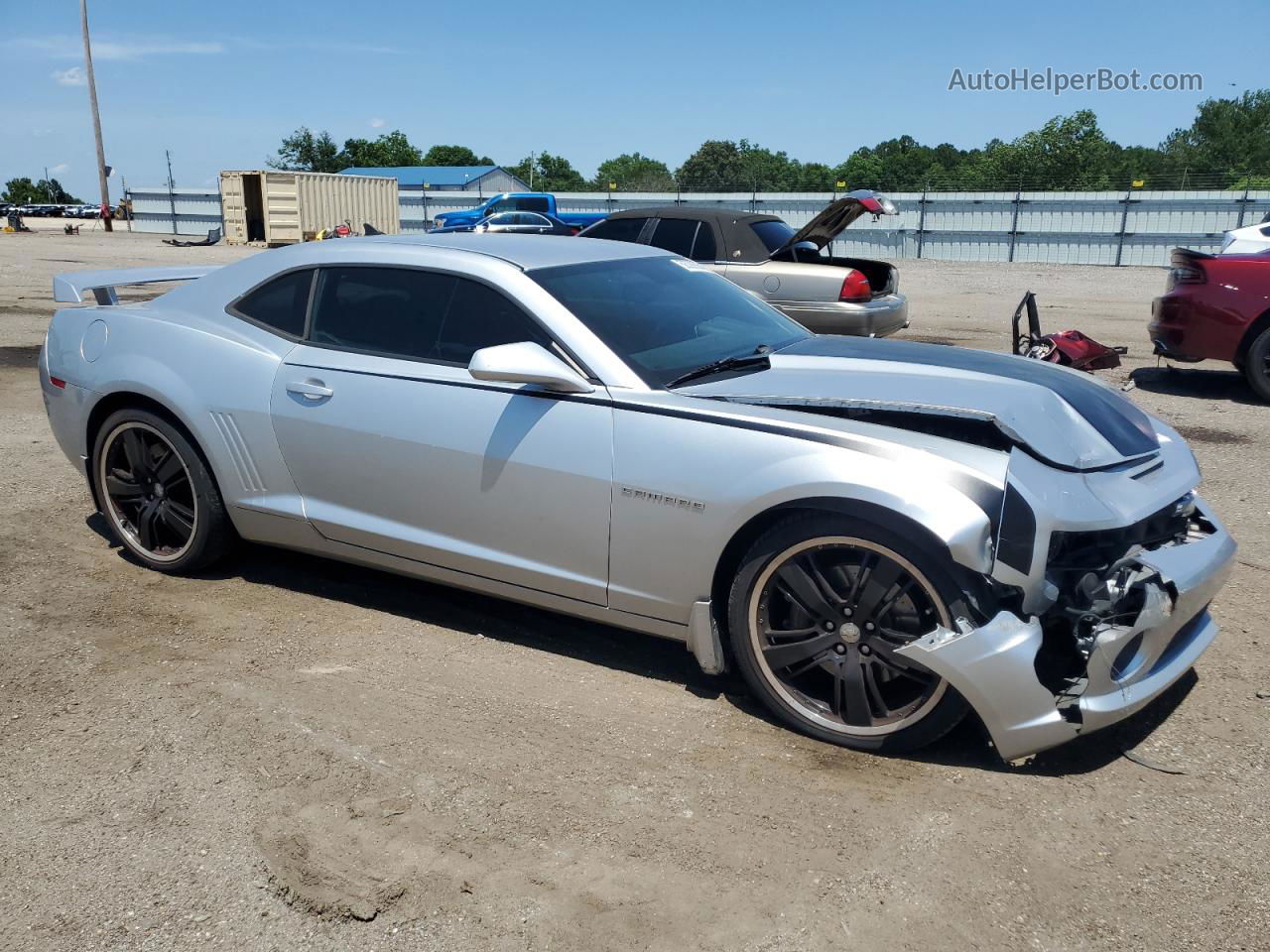 2010 Chevrolet Camaro Ss Silver vin: 2G1FS1EW8A9212295