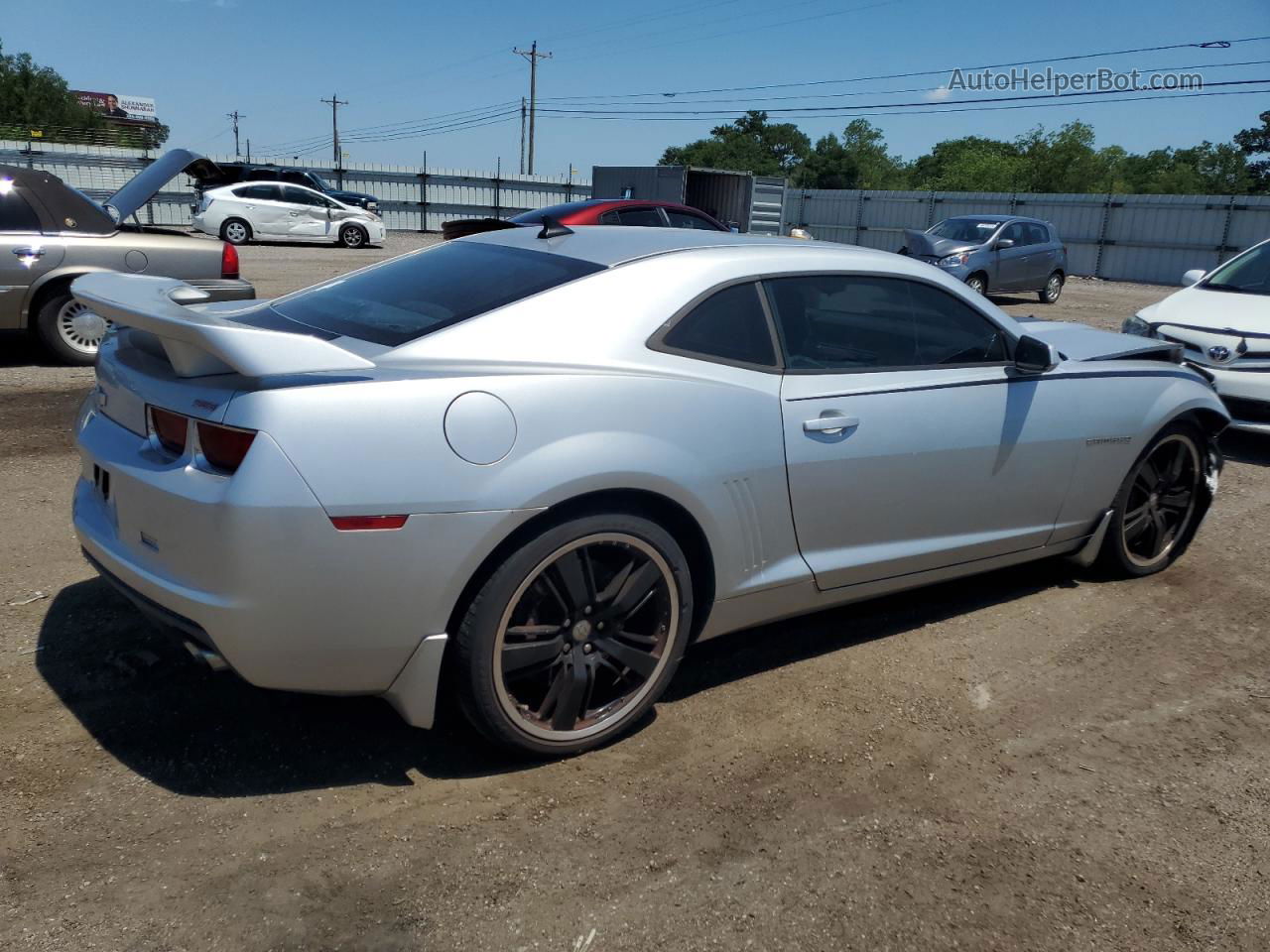 2010 Chevrolet Camaro Ss Silver vin: 2G1FS1EW8A9212295