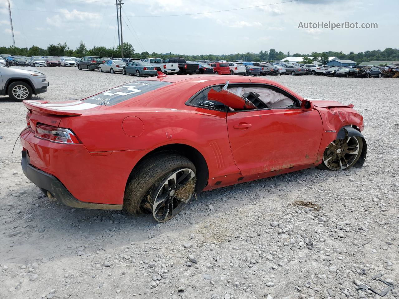 2014 Chevrolet Camaro Ss Red vin: 2G1FS1EW8E9232648