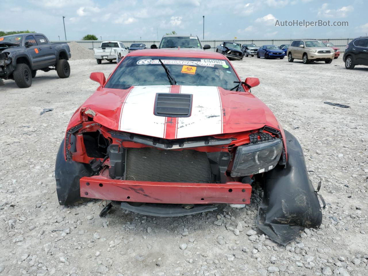 2014 Chevrolet Camaro Ss Red vin: 2G1FS1EW8E9232648