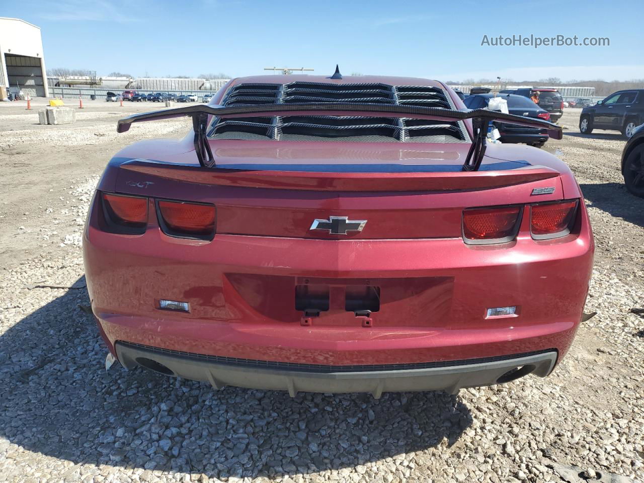 2010 Chevrolet Camaro Ss Red vin: 2G1FT1EW0A9121860