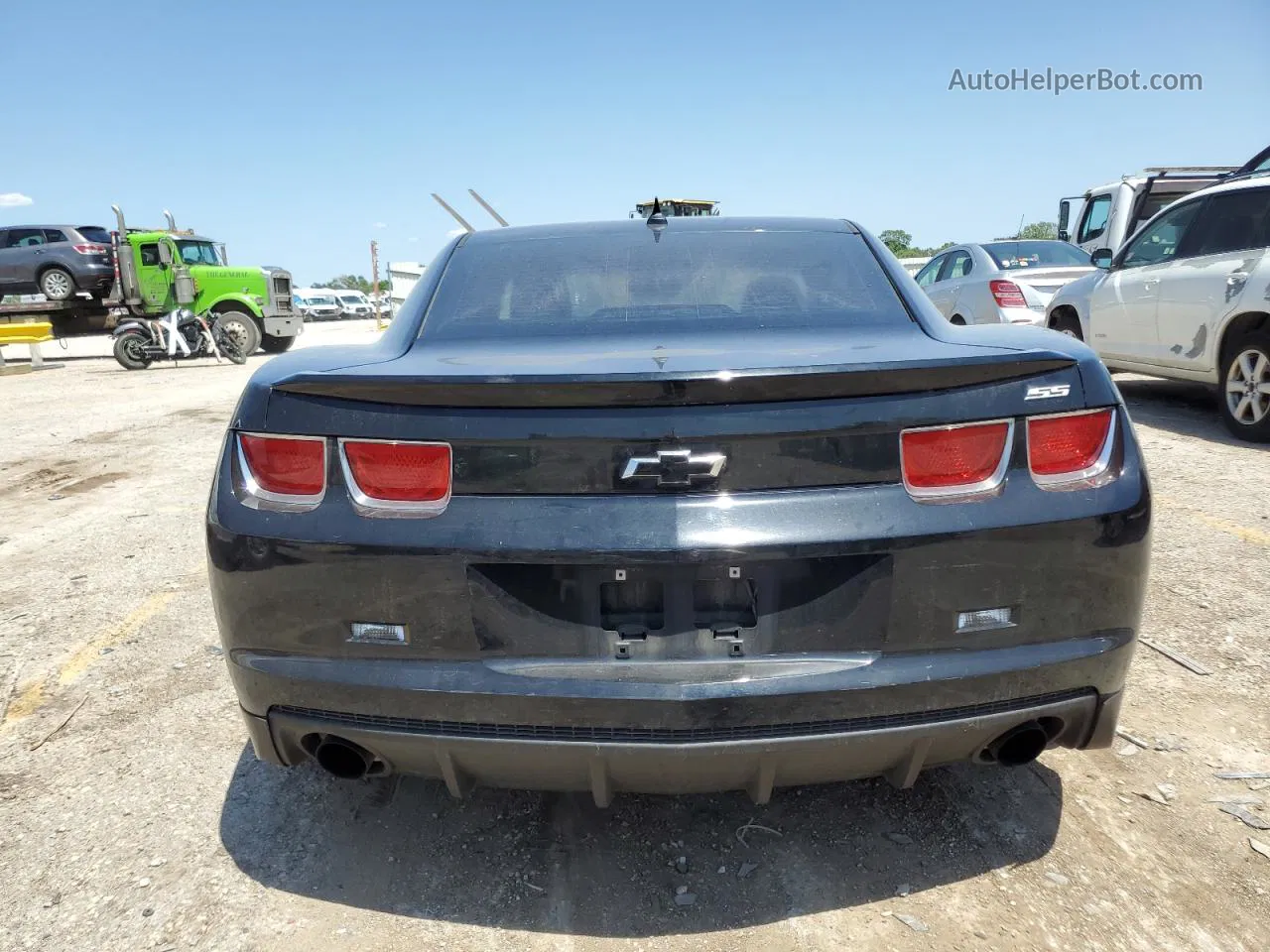 2010 Chevrolet Camaro Ss Black vin: 2G1FT1EW0A9129795