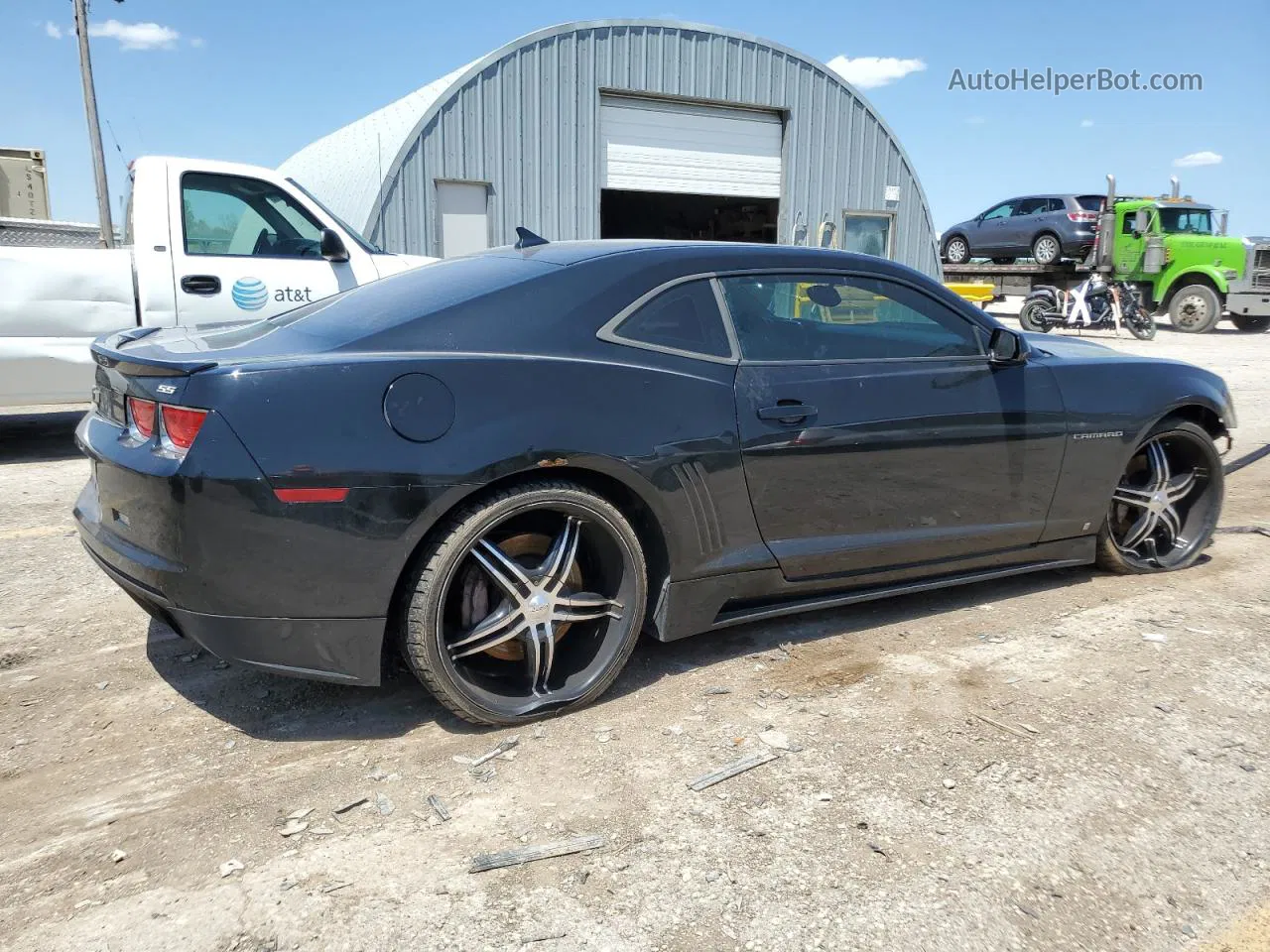 2010 Chevrolet Camaro Ss Black vin: 2G1FT1EW0A9129795