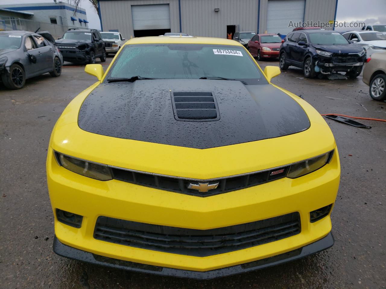 2014 Chevrolet Camaro 2ss Yellow vin: 2G1FT1EW0E9153925