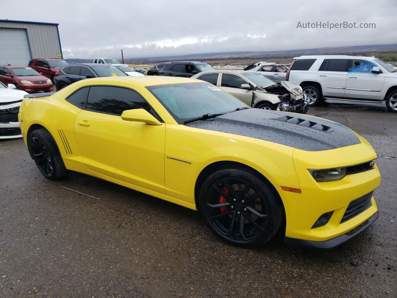 2014 Chevrolet Camaro 2ss Желтый vin: 2G1FT1EW0E9153925