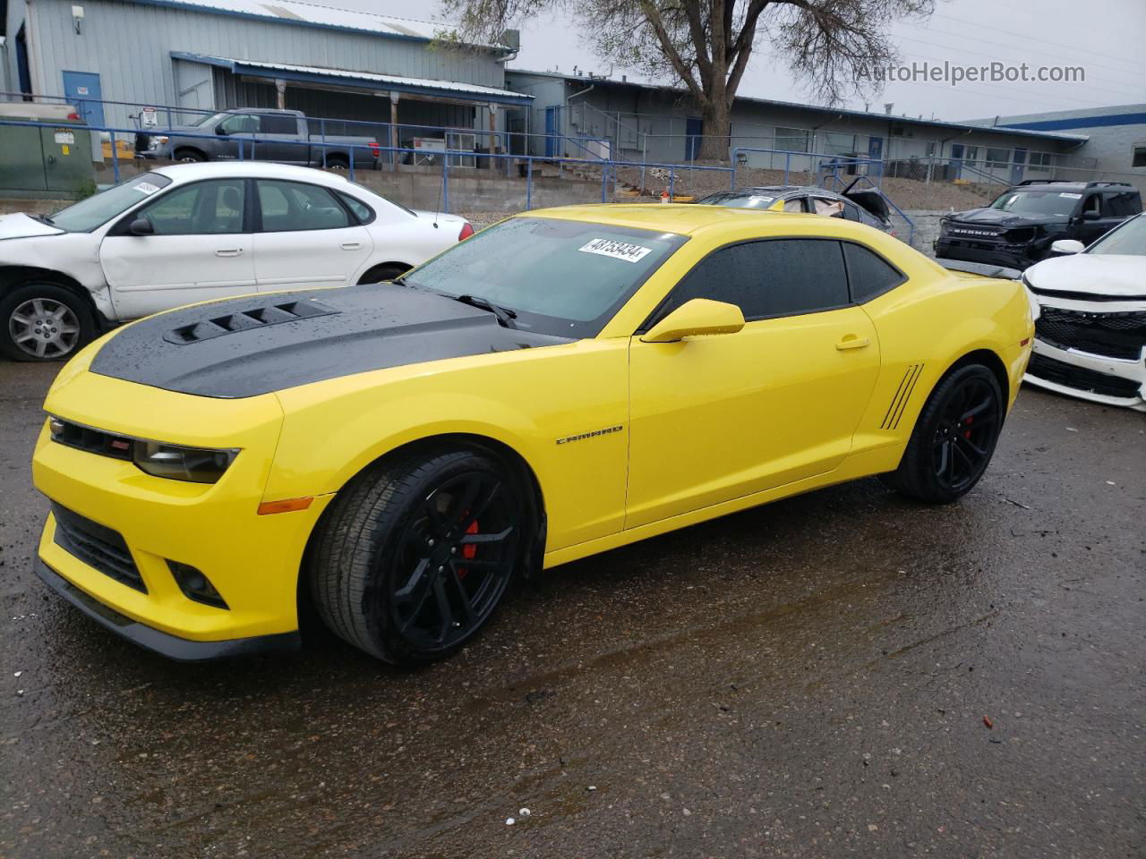 2014 Chevrolet Camaro 2ss Желтый vin: 2G1FT1EW0E9153925