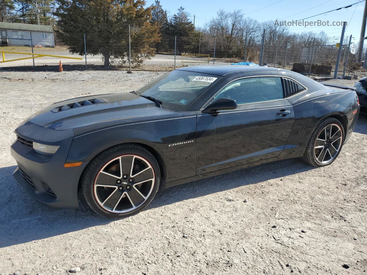 2014 Chevrolet Camaro 2ss Black vin: 2G1FT1EW0E9155917