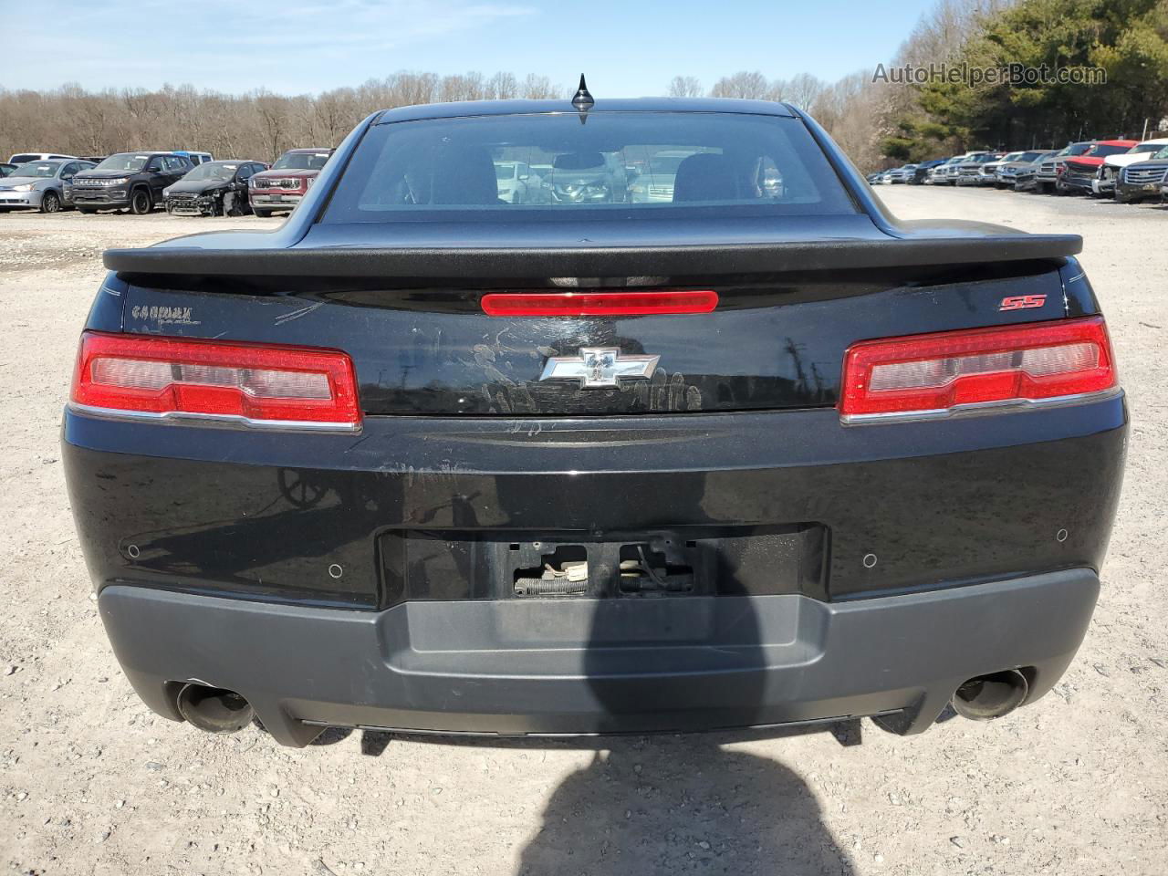 2014 Chevrolet Camaro 2ss Black vin: 2G1FT1EW0E9155917