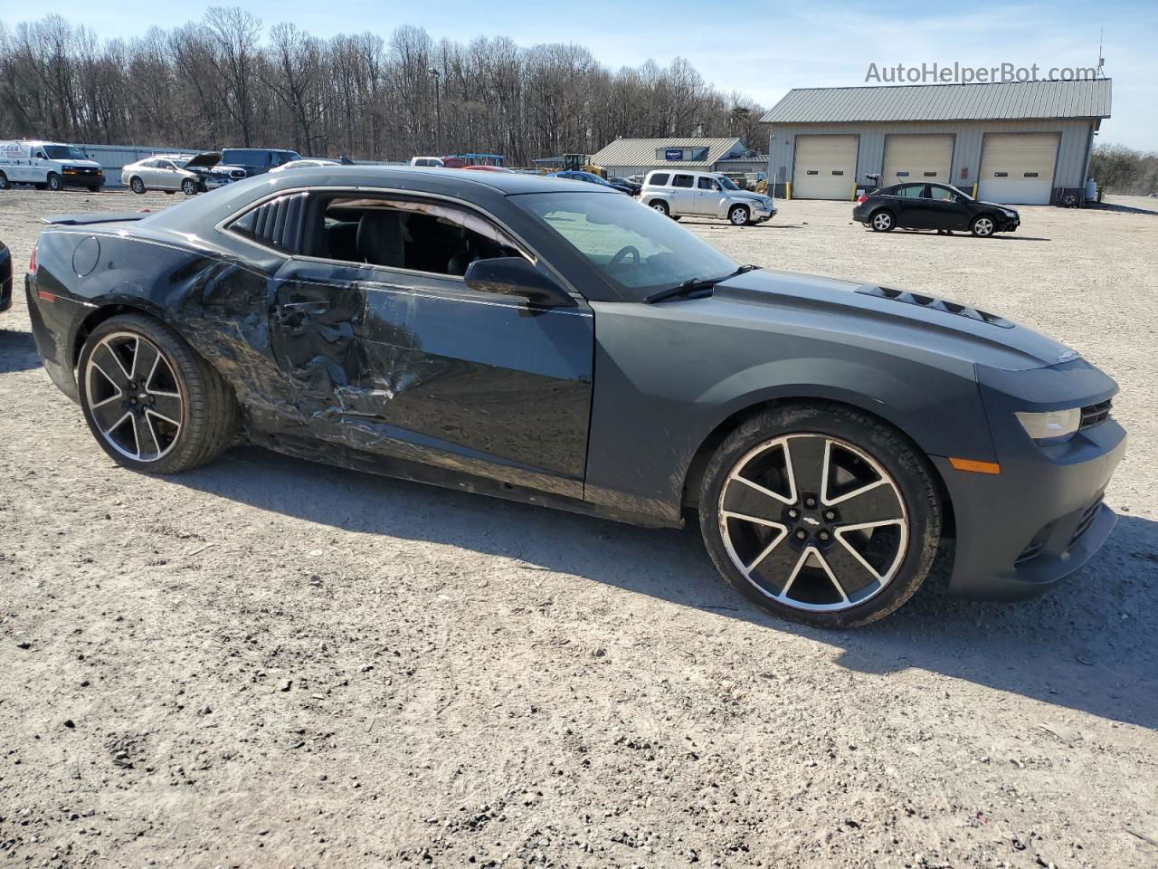 2014 Chevrolet Camaro 2ss Black vin: 2G1FT1EW0E9155917