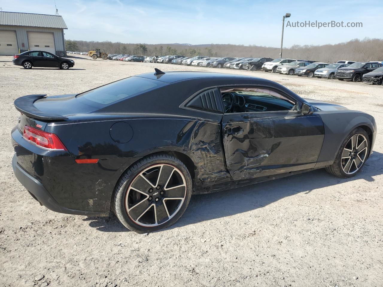 2014 Chevrolet Camaro 2ss Black vin: 2G1FT1EW0E9155917