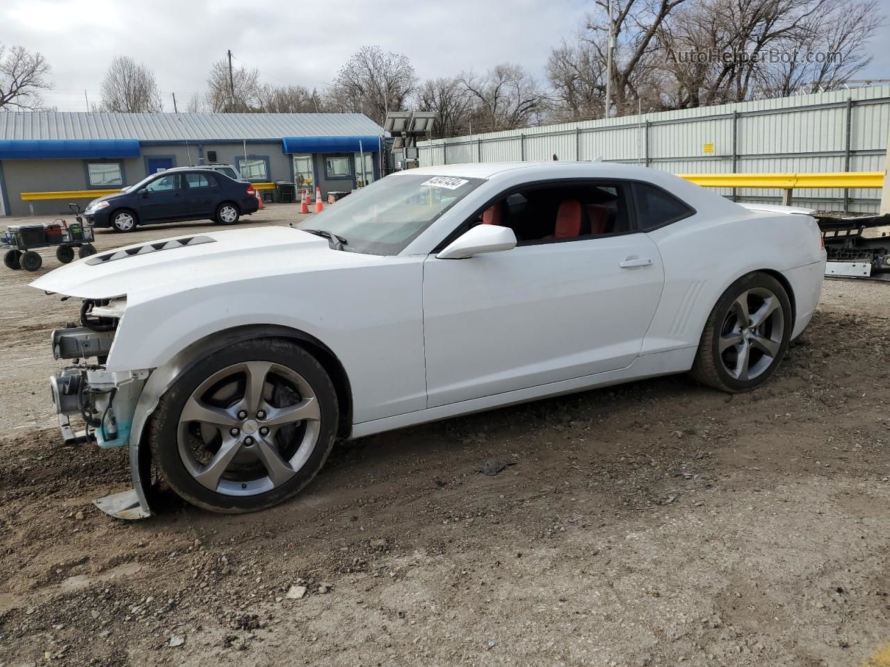 2014 Chevrolet Camaro 2ss White vin: 2G1FT1EW0E9165315